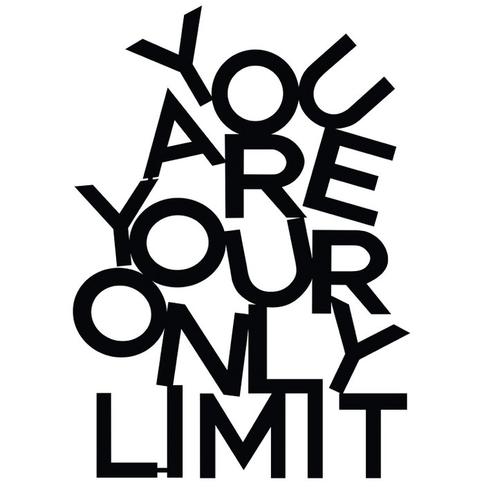 Wallity Limit - Escultura de pared de metal en negro
